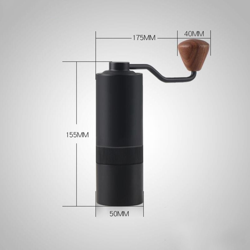Manual Coffee Grinder,Burr Grinder Portable Hand Crank Bean Mill