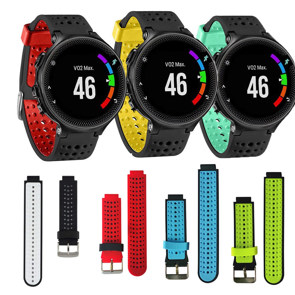 Replacement Silicone Watch Wrist Band Strap for Garmin Forerunner 235 630 230 735 Watch Wristbands Bracelet Smart Accessories