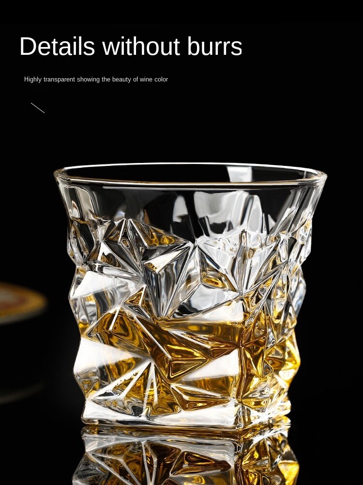 Verre à whisky carré en cristal, pour la maison, Bar, bière, eau et fête, hôtel, verres de mariage, , verres à boisson