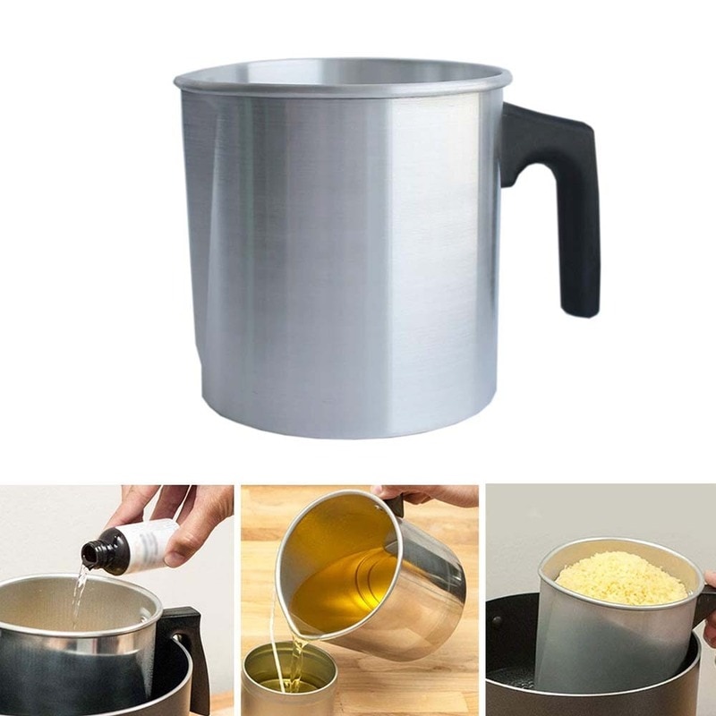 350/550/900ml ljus smältkärl vax smältkopp vax smältkärl ljusgjutning hällkruka för hem diy ljusverktyg