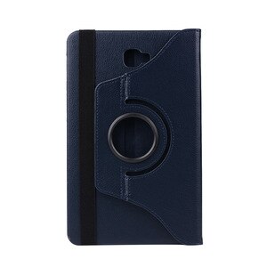 Pokrywa dla Samsung Galaxy Tab A 10.1 przypadku 360 obrotowy stojak kılıf na Samsung Galaxy Tab A 10 cal SM-T580 SM-T585 etui na tablety: Dark blue