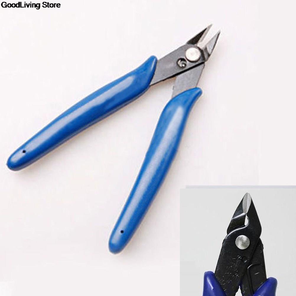 ZLinKJ 1PCS Electrical blue Wire Cable Cutters Cutting Side Snips Flush Pliers Nipper Hand Tools Herramientas