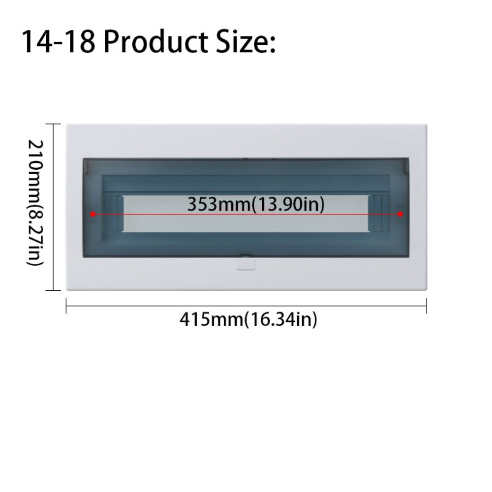 Cubierta de caja eléctrica resistente a la intemperie, tapa transparente, Material plástico, caja de distribución de plástico, caja de protección decorativa: Lavanda