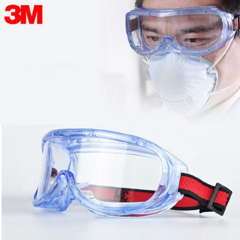 3M 1623AF Anti-Impact Chemische Splash Veiligheidsbril Goggle Economie Clear Anti-Fog Lens Bescherming Wind Dust krasbestendig