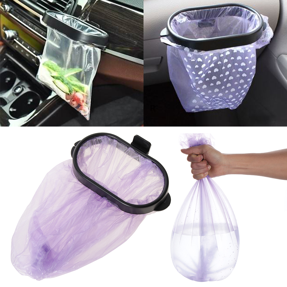Durable Foldable Car Trash Bin Frame Auto Garbage Bin Auto Rubbish Storage Waste Organizer Holder Bag Bucket Accessories