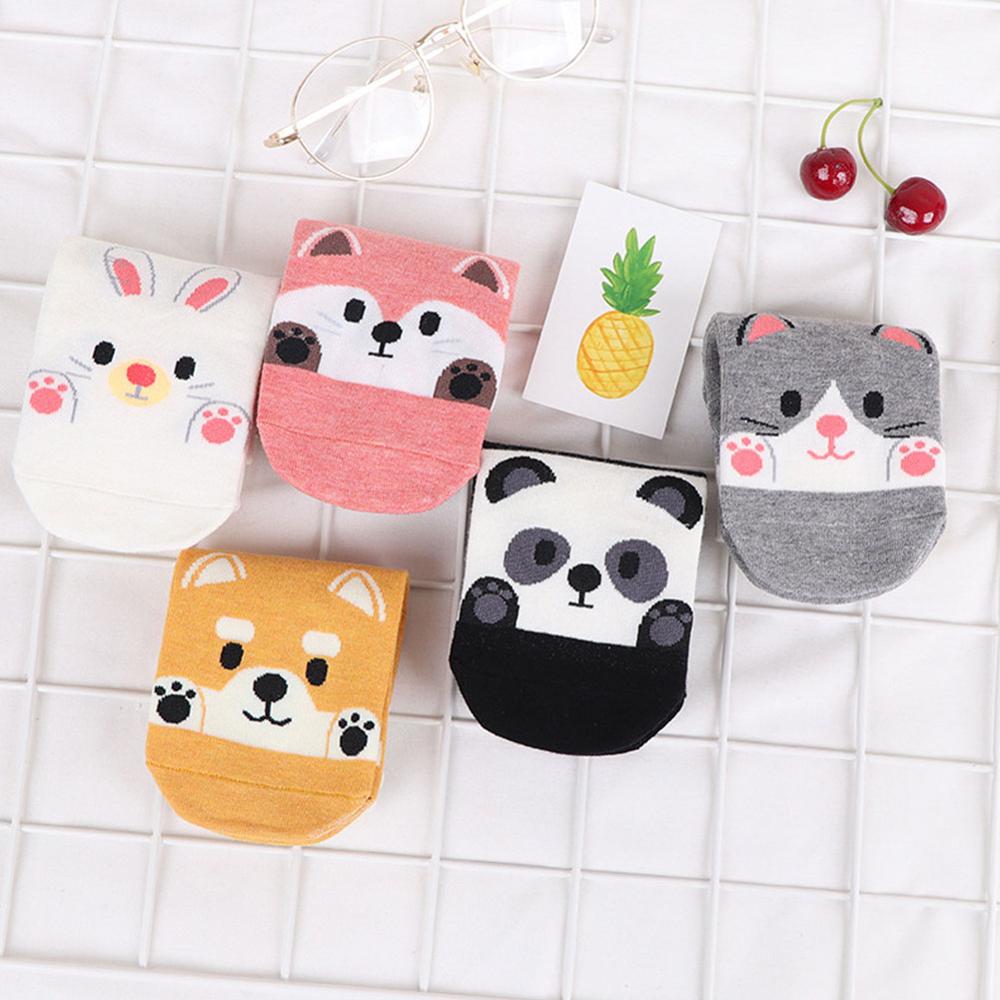 1 paio di calzini invernali morbidi caldi Color caramella per bambini calzini in cotone per ragazze simpatici animali calzini per bambini per bambini vestiti per bambini forniture per bambini
