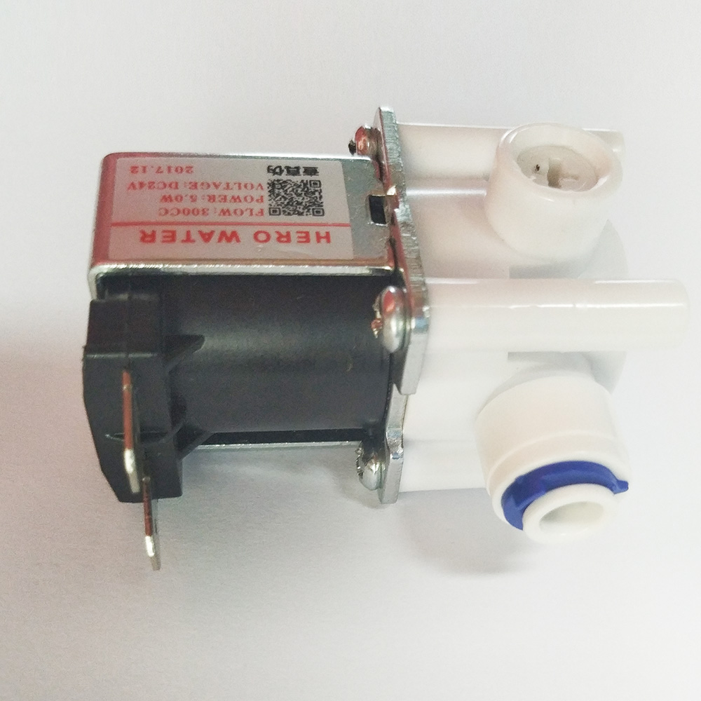 1 stk 1/4 " od ro vannmaskin spillvannskombinasjon magnetventil  dc24v spillvannsforhold kan justeres 1/4 " hurtigledd