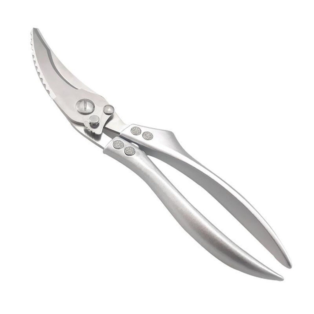 Tijeras de acero inoxidable para cocina, utensilio multifunción para cortar hueso de pollo, pato y pescado, tijeras de cocina: C