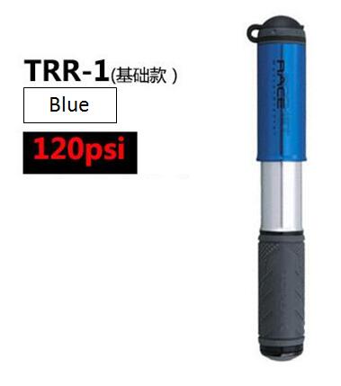 Topeak polkupyörä kannettava pumppu kilpa mini inflationists luokka korkeapaine trr -1 mtb maantiepyörän polkupyörän tarvikkeet: Sininen