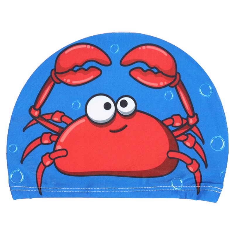 Gorros elásticos con estampado de dibujos animados para niños, deportivos, para piscina, para nadar: 12