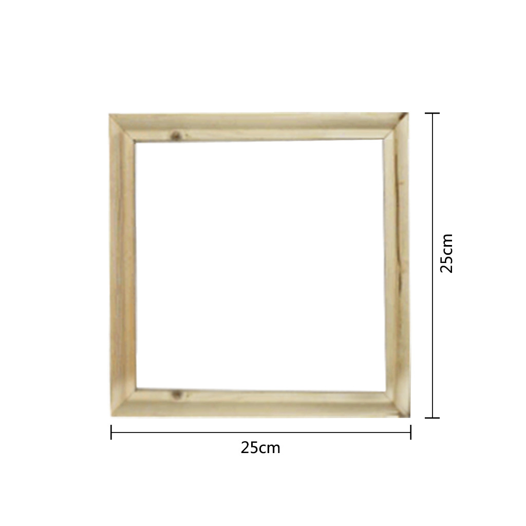 Zauberstab dekoration Holzrahmen für Leinwand Ölgemälde Natur DIY Rahmen Bild inneren Bilderrahmen Schreibtisch-Ornament für Raum dekor: Gelb