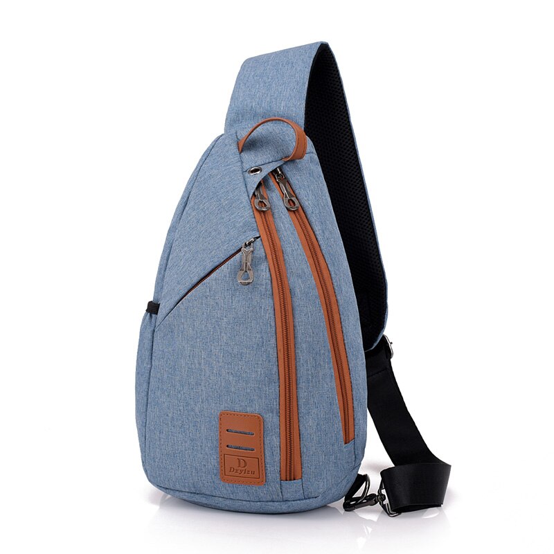 Adult/Teenager Large Capacity Chest Pack Man&#39;sMessenger Bags Men&#39;s School Bag Modern Shoulder Bag Unisex Crossbody Bag For Man: Blue