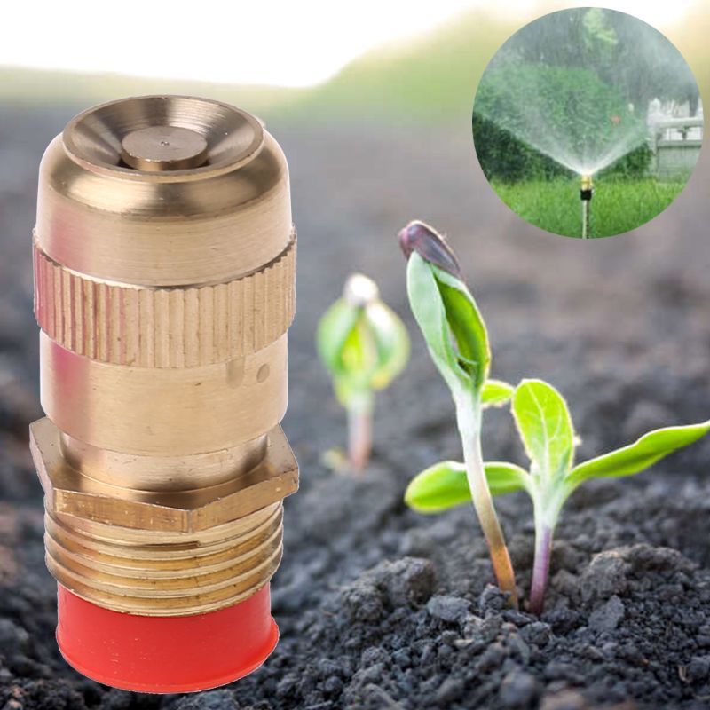 neue 1/2Zoll Einstellbar Feinen Nebel Wasser sprühen Düse Sprinkler Rasen Gartenarbeit Kühlung