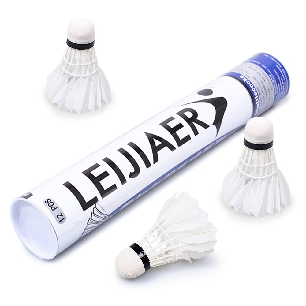 12 Stuks Lichtgewicht Badminton Shuttles Veer Trai... Grandado
