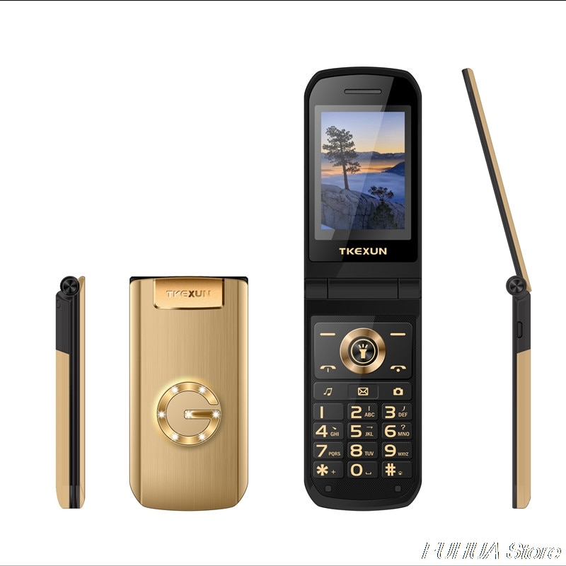 TKEXUN G9000 Flip 2.6 inch Touch Screen Mobiele Telefoon 3800 mAh Grote Toetsenbord Dual Sim Zaklamp Magic Voice Leuke Cellphone