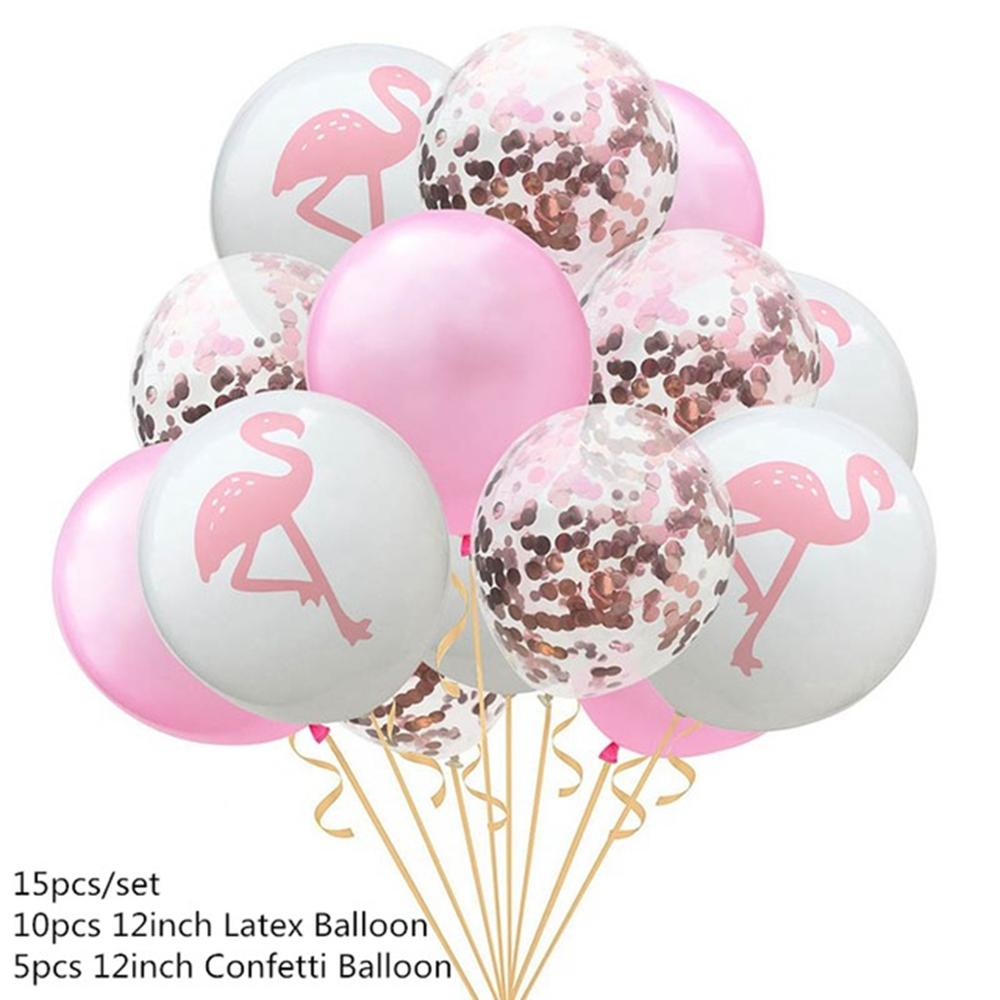 Juego de vajilla desechable de flamenco rosa para niños y niñas, servilletas, vasos, servilletas, decoración de feliz cumpleaños