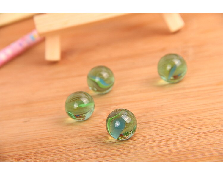 20 piezas la bola de cristal 14mm cuentas de cristal juego pinball máquina buey consola canicas pequeñas palmaditas de música cuentas de los padres-máquina infantil