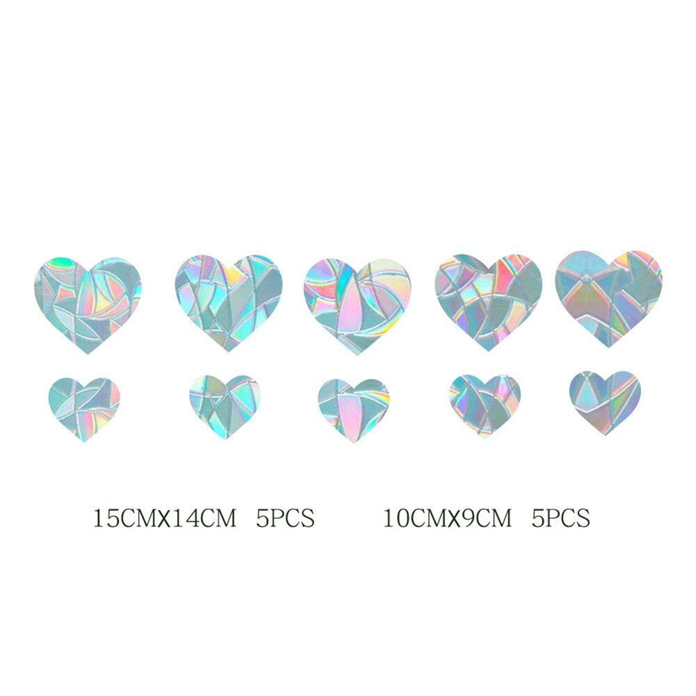 Rainbow Reflective Sticker Sun Light Catcher Window Stickers Refraction Decals Light Catching Glass Decoration Wall Stickers: RPS015