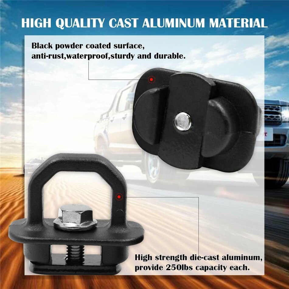 pickup bed tie down anchors