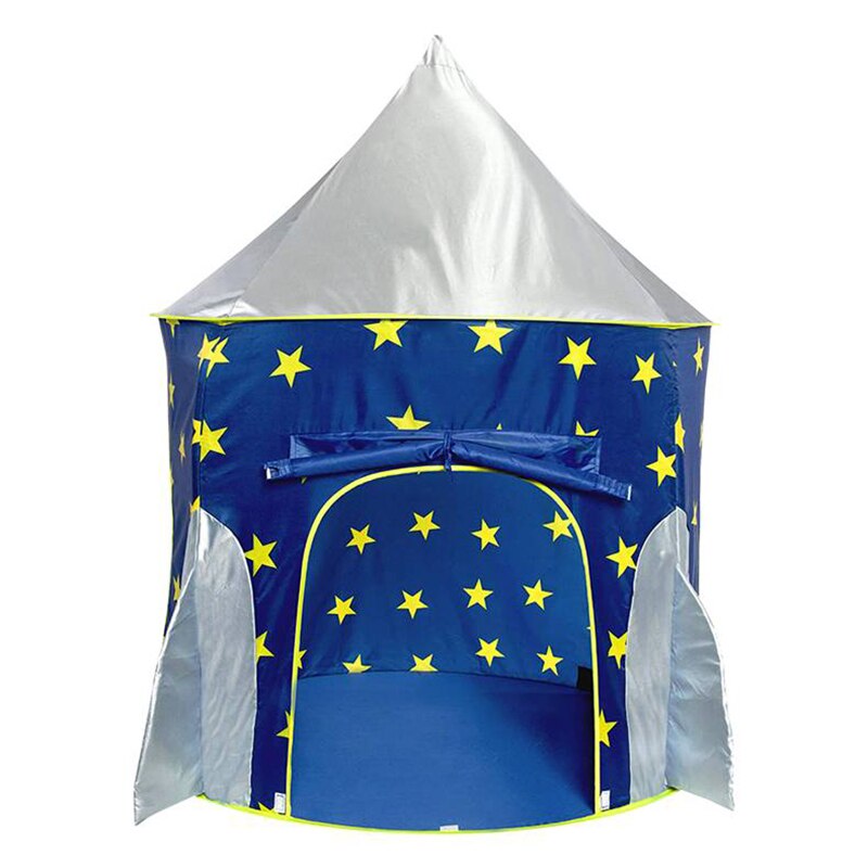 Tienda de campaña plegable con forma de castillo para niños y niñas, casa de juegos para interior y exterior, Juguetes Divertidos: Only the tent