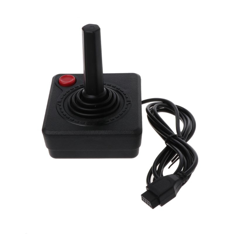 1Pc Ruitroliker Retro Klassieke Joystick Controller Gamepad Voor Atari 2600 Console System Black