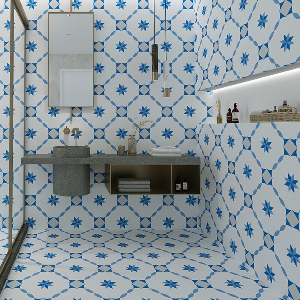 10 stuks behang muurstickers badkamer keuken antislip vloertegels waterdichte stickers achtergrond muurdecoratie muurstickers