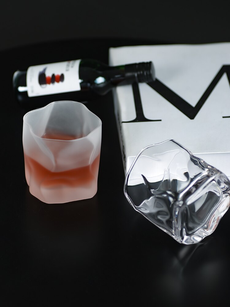 Oussirro ultra helder kristal whisky glazen beker wijn brandewijn likeur bier water dikker wijnglas voor thuis bar feest