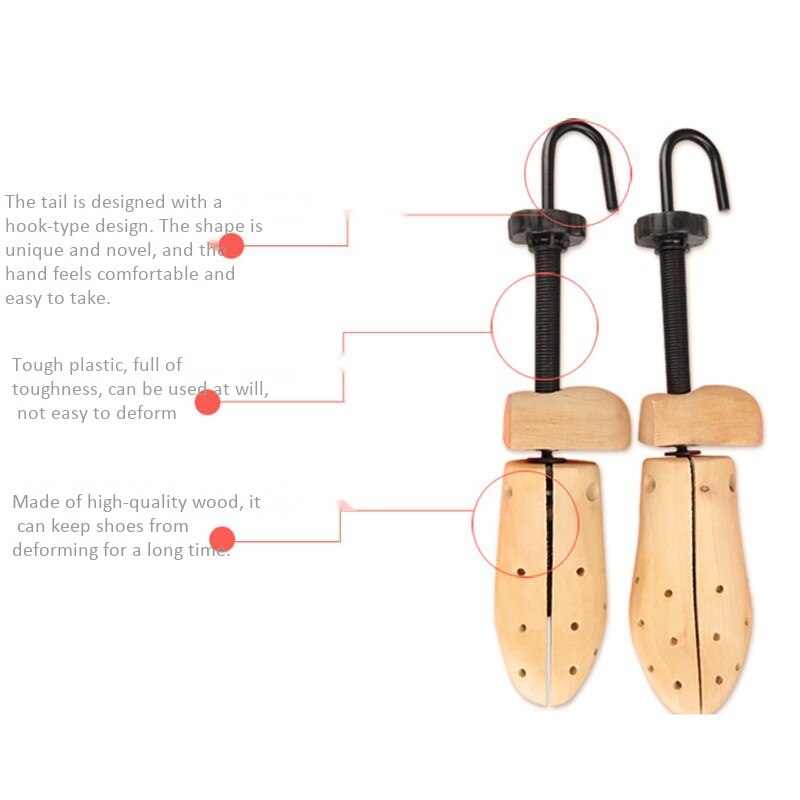 Shoe Stretcher Women and Men&#39;S Shoe Widener - Wooden Expander for Wide Feet, Bunions Or Calluses