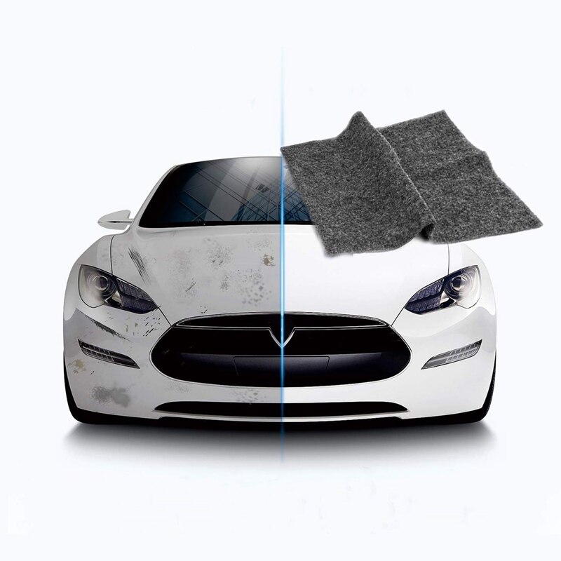 2- pack skrapborttagare, automatisk lackborttagningsmedel, nano-tech skrapreparation fixa bilskrap poleringshandduk för flerfärgad