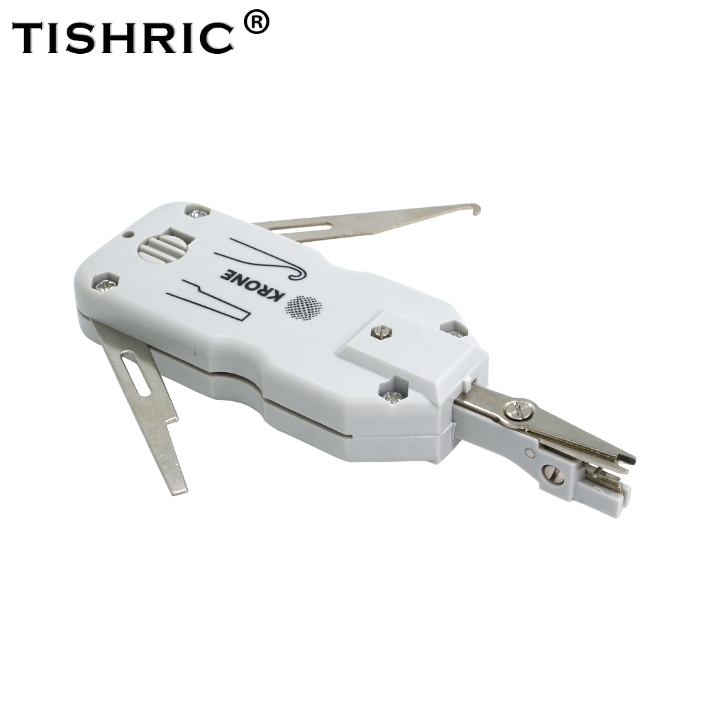 TISHRIC 10 PZ Originale Classic Short Krone Lsa-plus Filo Del Telefono Professionale Telecom Cavo RJ11 RJ45 Punch Giù Network Tool Kit