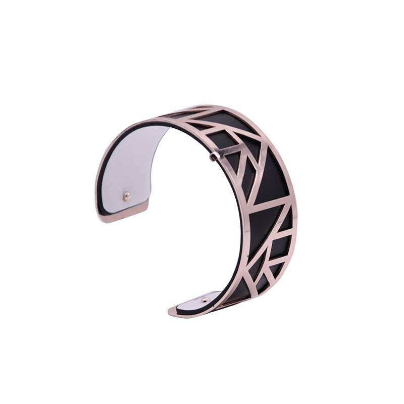 Rose Gold Farbe Ägypten Manschette Armreifen Armbänder Silber Femme Manchette Armbinde Austauschbar leder Armbinde Georgette Schmuckstück: WZ0046