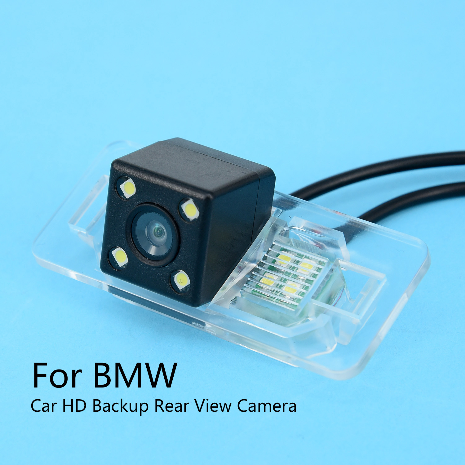 Hd bil bagfra backup kamera til bmw 335 e38 e39 e46 e60 e61 e65 e66