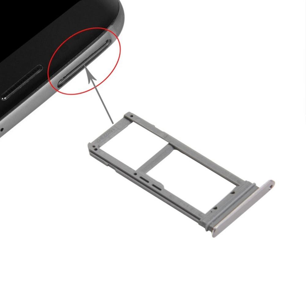 SIM Card Tray Dual Slot Holder Carrier Replacement Part for Samsung Galaxy S7 Edge/G935/Galaxy S7