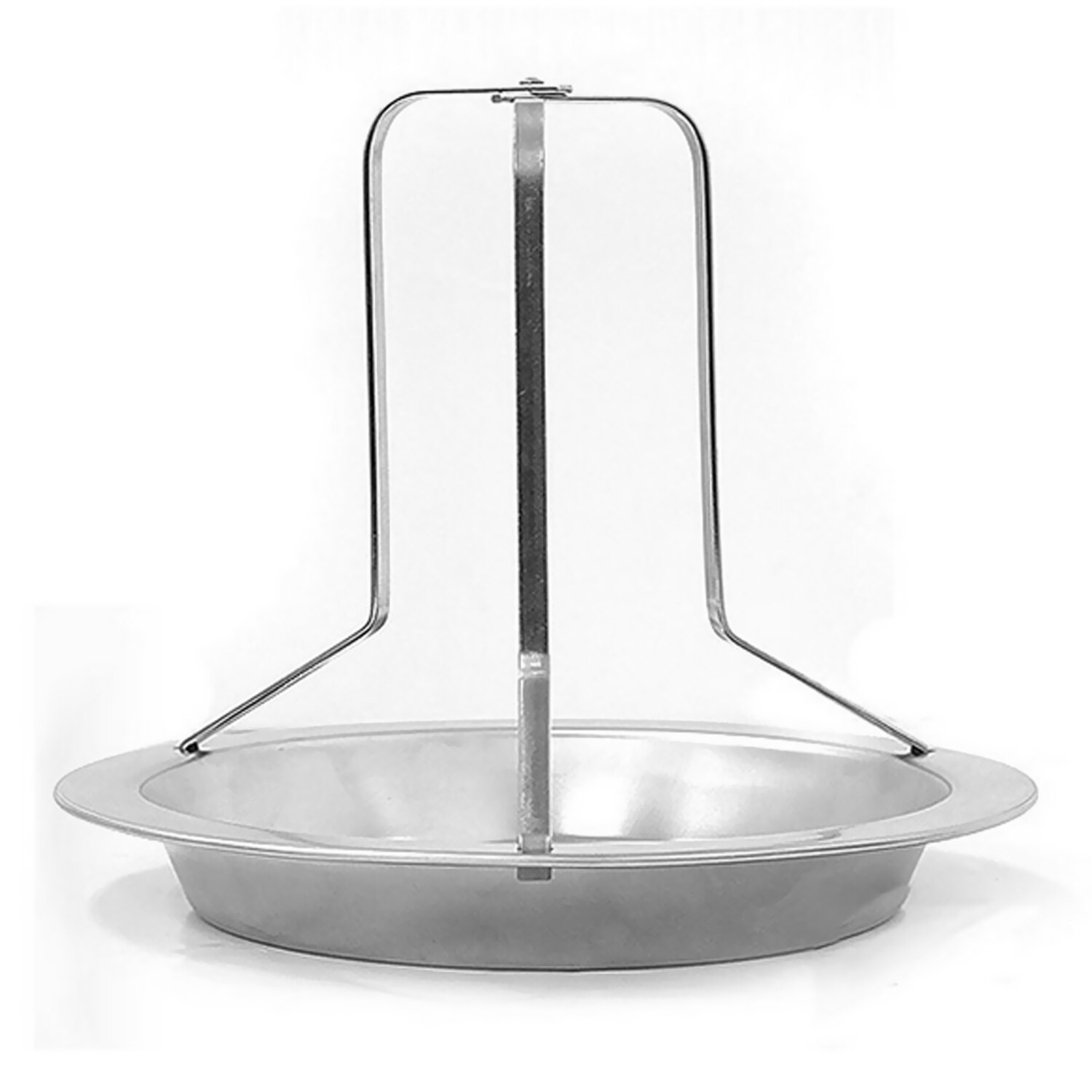 Behogar foldbar rustfrit stål kylling and gås lodret stegerist med dryp pande til bbq grill værktøj tilbehør