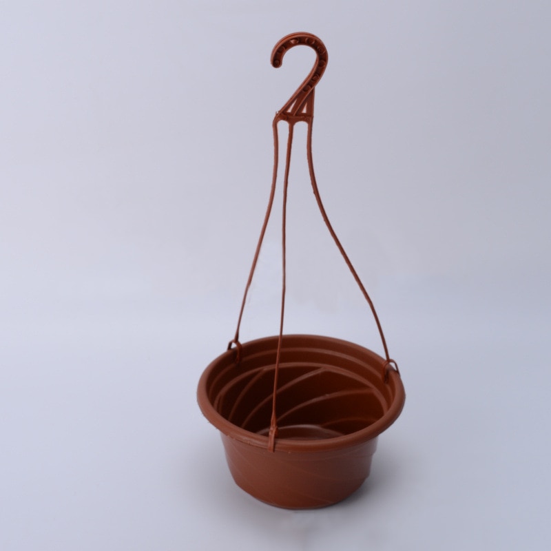 Plast hengende planter blomster plante kjede kurv plante holder sukkulent planter blomsterpotter hjemme hage balkong dekor