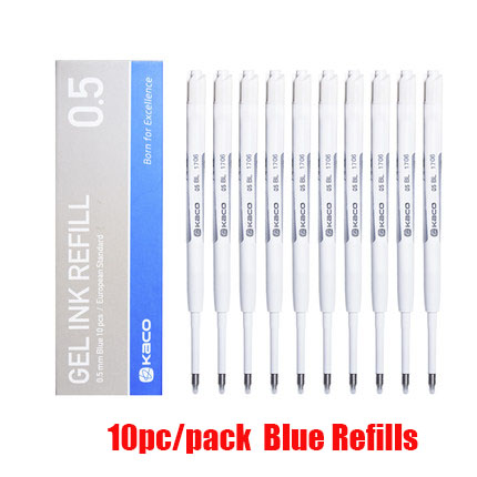 LAMPO Metal Sign Pens Luxury 0.5MM Black Gel Ink Pen Smooth Writing ручка Office School Stationery Supplies boligrafos