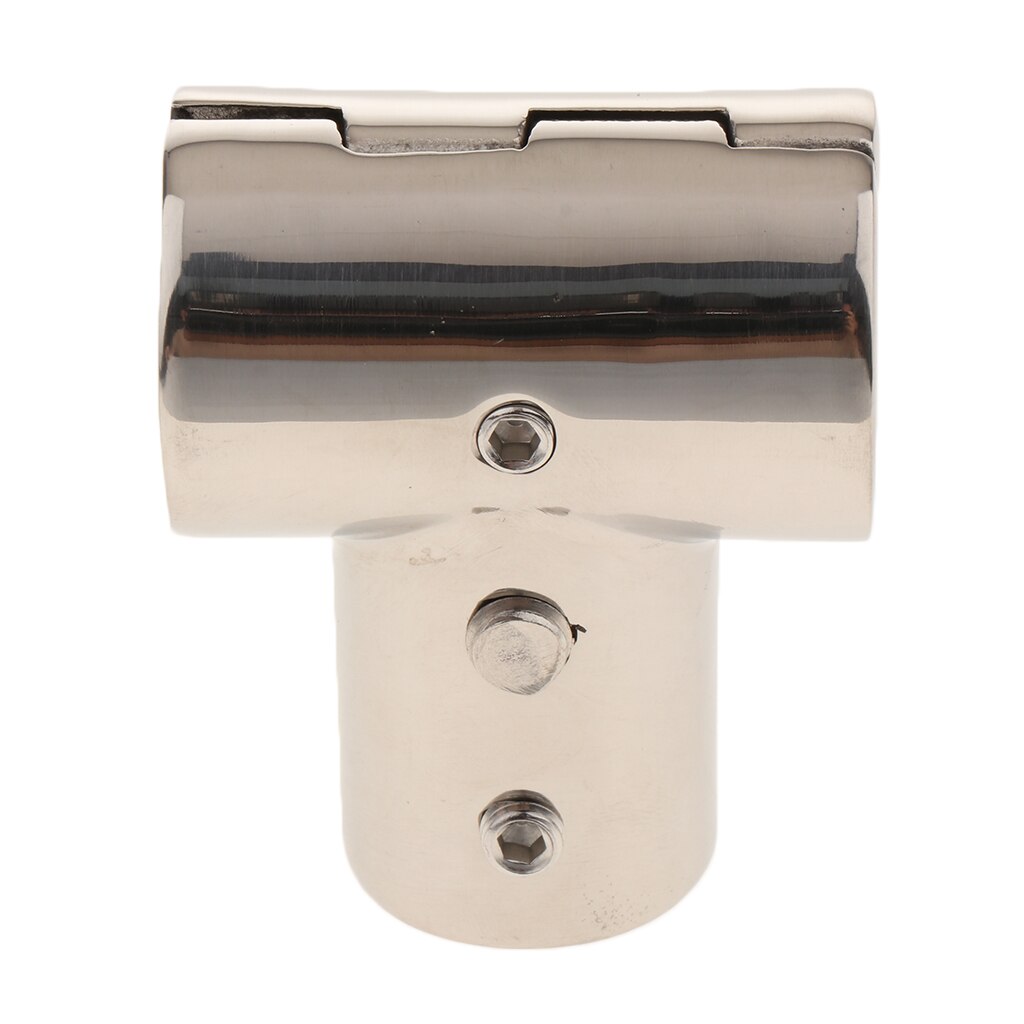 Stainless Steel Boat Marine Handrail 90 Degree Tee Fitting Pipe Tube Connector