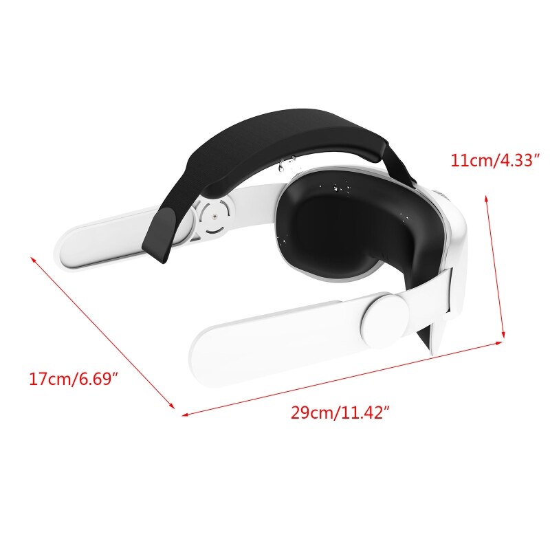 Umweltfreundliches kopfband, kompatibel mit dem oculus quest 2 vr headset, schutzband, ausgewogene gewichtsverteilung, erhöhter tragekomfort
