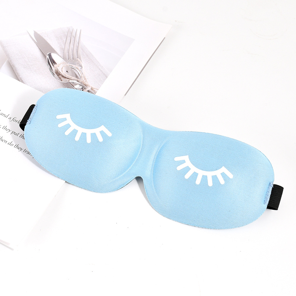 Máscara para dormir 3d, belleza, pestañas, máscara para dormir, sombra de ojos, ayuda para dormir, viajes al aire libre, hogar, descanso de ojos, relajación, cubierta ocular, cuidado de la salud: Marfíl