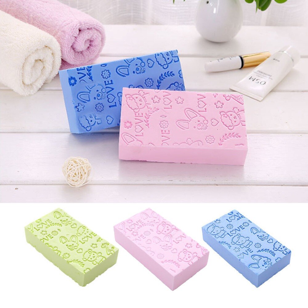 1 Magic Bath Sponge Exfoliating/Dead Skin Removing Sponge Body Massage Cleaning Shower Brush Bath Tools Bathroom For Kids Adult