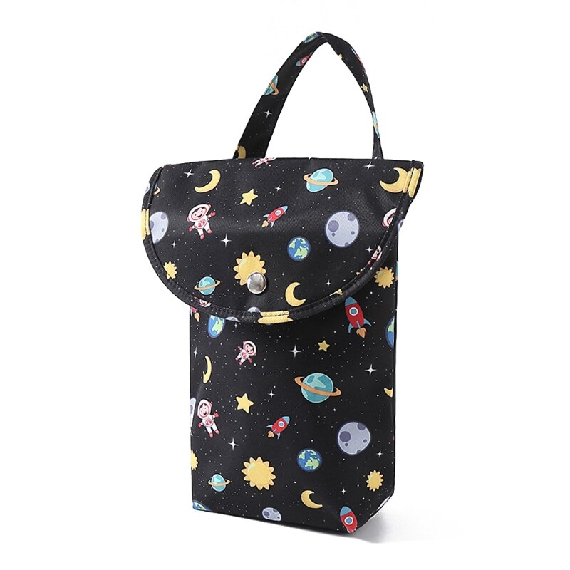 Multifunctional Baby Diaper Bags Reusable Waterproof Diaper Organizer Portable Capacity Mummy Bag: 9