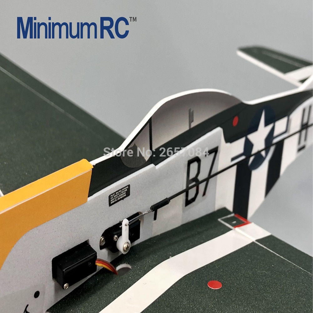 MinimumRC P-51 Mustang 360mm Wingspan 4 Channel Trainer Fixed-wing RC Airplane Outdoor Toys For Children Kids