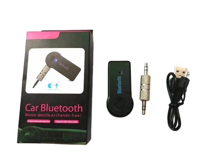 Bezprzewodowy samochodowy odbiornik Bluetooth Adapter 3,5 mm gniazdo stereo bezprzewodowy odbiornik muzyczny aux adapter bluetooth do samochodu
