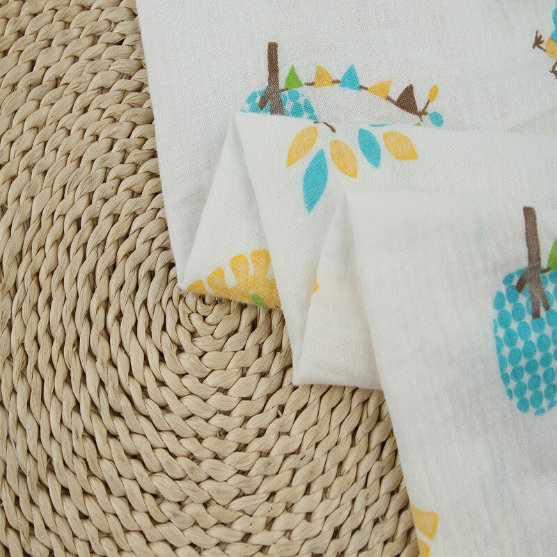 Katoenen stof paddestoel olifant bedrukt doek naaien quilt stoffen voor patchwork handwerk doe-het-zelf handgemaakt materiaal 130 x 100cm