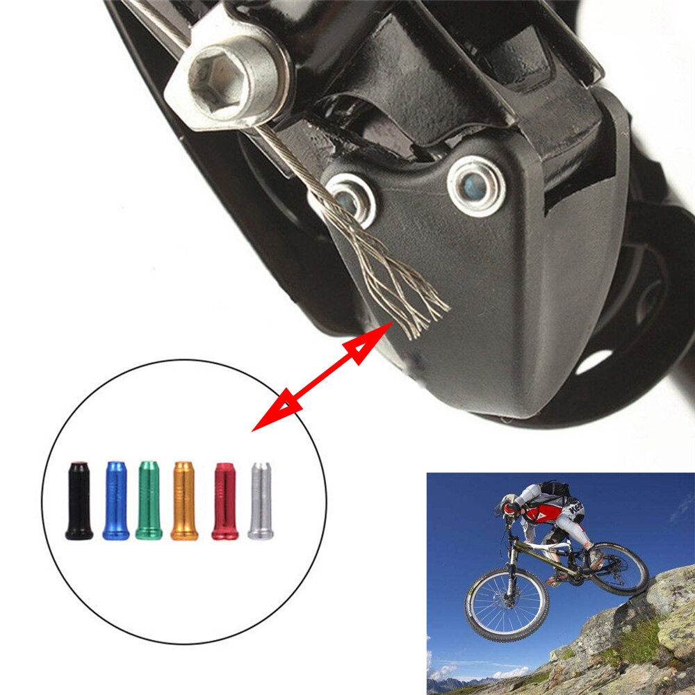 20/50 Stks/partij Aluminium Fiets Brake Shifter Inner Cable Tips Draad End Cap Crimps Fiets Accessoires Voor mtb Bike
