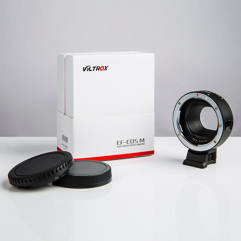 Viltrox ef-eos m objektivadapter elektronisk autofokus til canon eos ef ef-s objektiv til eos m  m2 m3 m5 m6 m10 m50 ii m100 kamera: Default Title