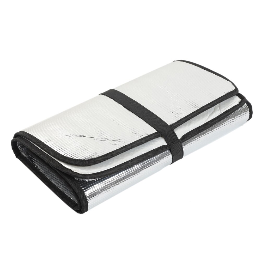 Durable Heat Shield Sun Visor Mat Windshield Sunshade Summer Silver Anti UV Reflector Aluminum Foil Block Sunlight For Jeep