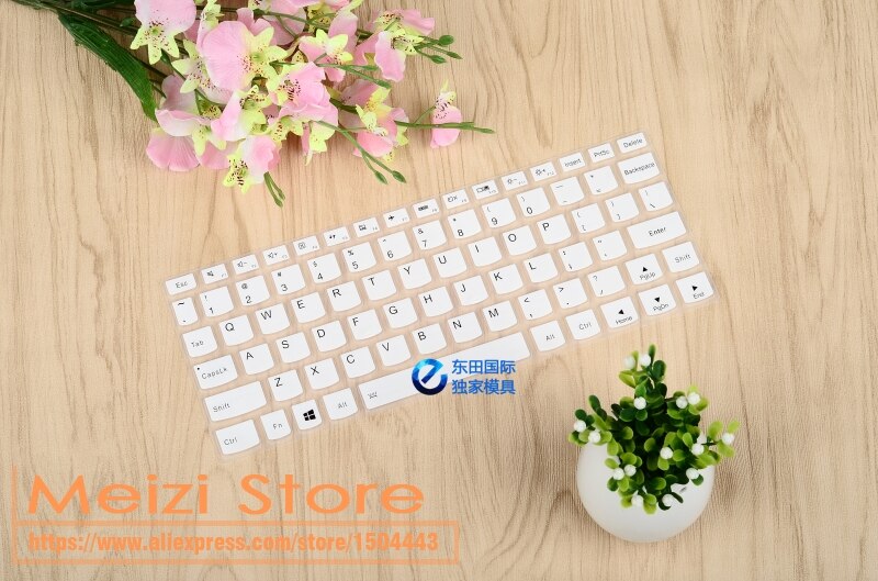 Silikone tastatur cover hud til lenovo yoga 330-11 igm 330 11 igm 330(11) 330-1111.6 tommer touch-screen bærbar computer: Hvid