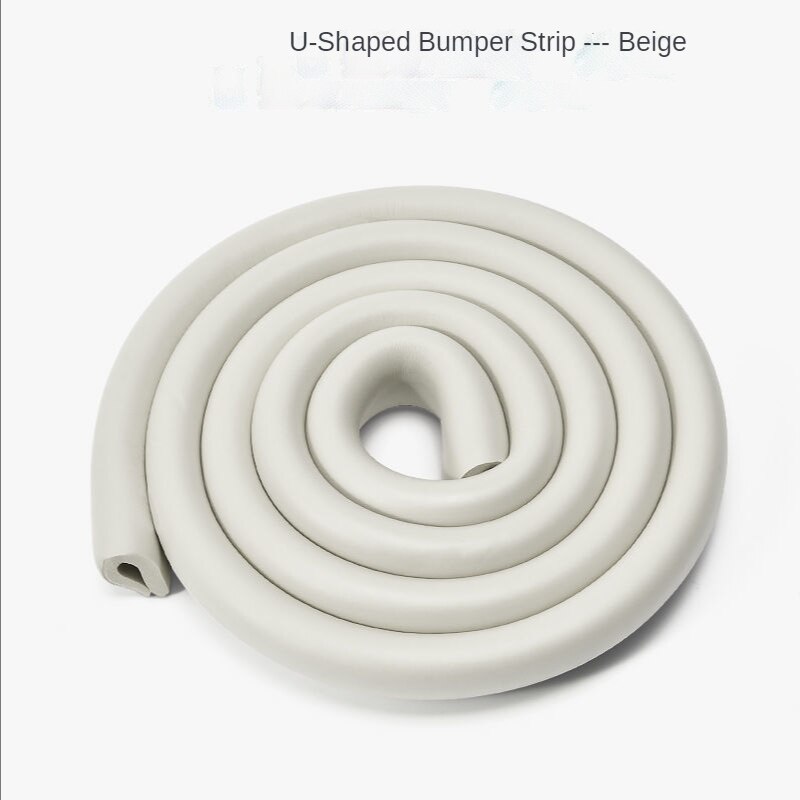 Protector de esquinas de seguridad para bebés, protección para niños, muebles, protección de ángulos, cinta protectora para esquinas de mesa de seguridad para niños: U Beige