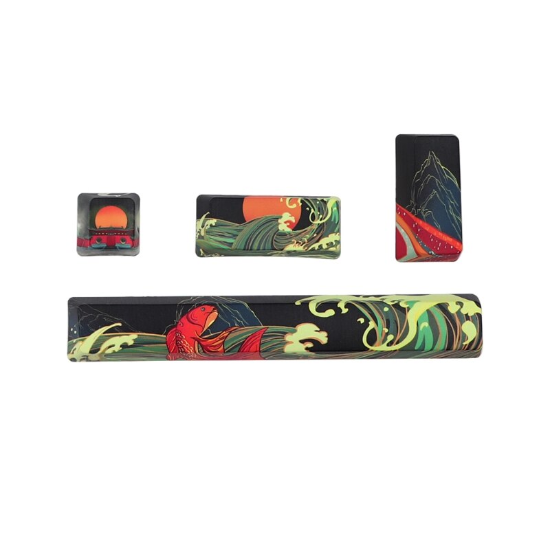 4 -tasten-tastatur-sonderanfertigung: 2.25ux esc , 2ux enter 22 6.25ux leertaste, pbt-oem-profil  f22 originelle tastenkappen zum selberbauen